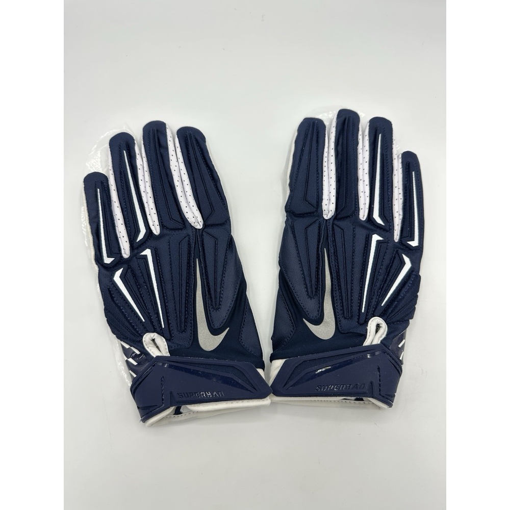 Nike Superbad 3.0 Utah State Aggies NCAA CFM Sample Football Gloves XL Rare